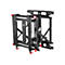 Peerless SmartMount Supreme Full Service Video Wall Mount with Quick Release - Klammer - für Videoleinwand - Schwarz - Bildschirmgröße: 116.8-152.4 cm (46'-60') - Wandmontage