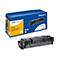 Eine blaue Pelikan-Verpackung und ein schwarzer Toner fÃ¼r einen Drucker. Auf der Verpackung steht: 2528y Toner Cartridge, ersetzt HP CF382A.