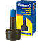 Blue Pelikan stamp pad ink bottle and packaging. Inscription: Stamp pad ink without oil, Blau-Blue.