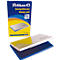 Pelikan stempelkussen maat 1, voor rubber- en polymeerstempels, in metalen behuizing, 90 x 160 mm, blauw