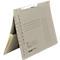 Pendelhefter Falken, Format A4, für bis zu 200 Blatt, 2 Fächer, Schlitzstanzung, Behördenheftung, Tasche, Recycling-Karton, grau, 50 Stück