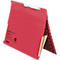 Pendelhefter Falken, Format A4, für bis zu 200 Blatt, 2 Fächer, Schlitzstanzung, Behördenheftung, Tasche, Recycling-Karton, rot, 50 Stück