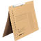 Pendelhefter Falken, Format A4, für bis zu 200 Blatt, Schlitzstanzung, Behördenheftung, Recycling-Karton, elfenbein, 50 Stück