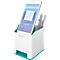 Penhouder Leitz WOW Sound, 1 compartiment, Smartphone compartiment met geluidsversterking, wit/ijsblauw