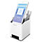 Penhouder Leitz WOW Sound, 1 compartiment, Smartphone compartiment met geluidsversterking, wit/zwart