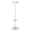 Perchero Kerkmann Public, 18 ganchos, paragüero, corona giratoria, Al 1760 x Ø 500 mm, acero, aluminio plata