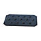 Dark gray rectangular mat with square, recessed cutouts, on a white background.