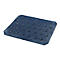 Dark blue rectangular mat with square studs. Slightly beveled edges.