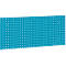 Blue rectangle with many small white squares arranged in rows.