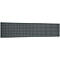 Gray rectangular panel with many small, evenly spaced white dots.