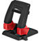 Perforateur SP30 Press Less SB Rapid, 2 perforations 80 mm, pour 30 feuilles, ergonomique, rouge noir