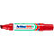 Permanent marker Artline 100, beitelvormige punt, rood, 12 stuks