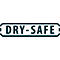 De woorden "DRY-SAFE" in witte letters op een blauwe achtergrond in een afgeronde rechthoek.