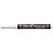 Permanent marker Pica INSTANT-WHITE, wit, watervast, 10 stuks met lijndiktes van 1-4 mm