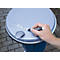 Permanent marker Pica INSTANT-WHITE, wit, watervast, 10 stuks met lijndiktes van 1-4 mm