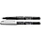 Permanentmarker INSTANT WHITE weiß Strich-B.1-2mm Stift m.Clip PICA