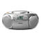 Philips AZ127 - Ghettoblaster - 2 Watt - Silber