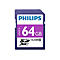Philips FM64SD55B - Flash-Speicherkarte - 64 GB - Class 10 - SDXC