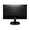 Die Rückseite eines schwarzen Philips-Monitors mit Philips-Logo, Anschlüssen und Standfuß.