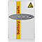 Phoenix Battery Commander BS1934K, opbergkluis voor accu's, B 1125 × D 650 × H 1685 mm, brandbeveiligd, temperatuurweergave, meervoudige vergrendeling, 3 zware legborden, sleutelslot