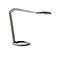 Pied de table pour lampe de table LED Ovelo, en forme d'anneau, simple connexion enfichable, gris argent