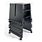 Pied mobile pour tableau Sigel Business, pour 1 - 2 tableaux, Support de rangement, l. 520 x P 600 x H 580 mm, noir