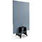 Pied mobile pour tableau Sigel Business, pour 1 - 2 tableaux, Support de rangement, l. 520 x P 600 x H 580 mm, noir