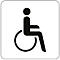 Piktogramm "Rollstuhlfahrer"