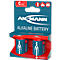 Piles alcalines Baby C Ansmann, 1,5 volt