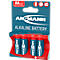 Piles alcalines Mignon AA Ansmann, 4 p.