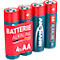 Piles alcalines Mignon AA Ansmann, 4 p.