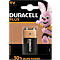 Piles DURACELL® Plus, bloc E, 9 V, individuel,