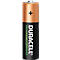 Piles rechargeables Mignon AA DURACELL®, 2400 mAh, 4 p.