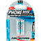 Piles rechargeables téléphone DECT Ansmann, Micro AAA, 2 p.