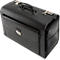 Pilot case Alassio, avec poignée, avec compartiment pour ordinateur portable, cuir de vache, noir
