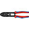 Pince avec des poignées rouges et bleues. La pince porte des inscriptions telles que "ABISOLIERUNG" et "KNIPEX".