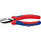 Pinces coupantes avec des poignées rouges et bleues. "KNIPEX" est écrit sur le métal.
