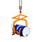 Pince de retournement FWZ 60, pour fût de 60 litres, orange (RAL 2000)
