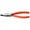 Pince plate avec poignées orange. Inscription : KNIPEX 10 01 160.