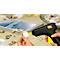 Pistolet à colle Pattex® Hotmelt Supermatic, avance mécanique, régulateur de température électronique, étrier de maintien, 2 bâtons de colle chaude, noir-jaune