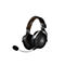 Assassin's Creed Gaming-Headset mit braunem Lederbügel und schwarzen Ohrmuscheln auf weißem Hintergrund.