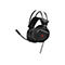 Schwarzes Gaming-Headset mit rotem Akzent. Auf dem Kopfbügel steht "HP-51".