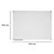 Pizarra blanca MAULstandard, 900 x 1200 mm, con superficie plastificada