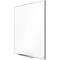 Pizarra blanca nobo Nano Clean, acero, nanorrevestimiento blanco, magnético, An 900 x Al 600 mm