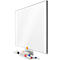 Pizarra blanca nobo Widescreen, acero Nano Clean, 410 x 720 mm