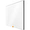 Pizarra blanca nobo Widescreen, acero Nano Clean, 410 x 720 mm