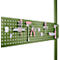 Placa perforada para herramientas, para anchura de mesa 1500 mm, para serie Universal/Profi, verde reseda RAL 6011