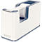 Plakbanddispenser Leitz WOW, ergonomisch, voor plakbandrollen met B 19 mm x L 33 m, incl. plakband, recyclebare ABS-kunststof, wit/grijs