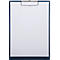 Planche à pince Maul MAULbalance, format A4 vertical, largeur de pince 8 mm, personnalisable, à suspendre, L 325 x l 225 x H 14 mm, carton, recyclable, bleu