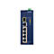 PLANET IGS-614HPT - Switch - unmanaged - 4 x 10/100/1000 (PoE+) + 1 x 10/100/1000 + 1 x 1000Base-X SFP - an DIN-Schiene montierbar, wandmontierbar - PoE+ (120 W)